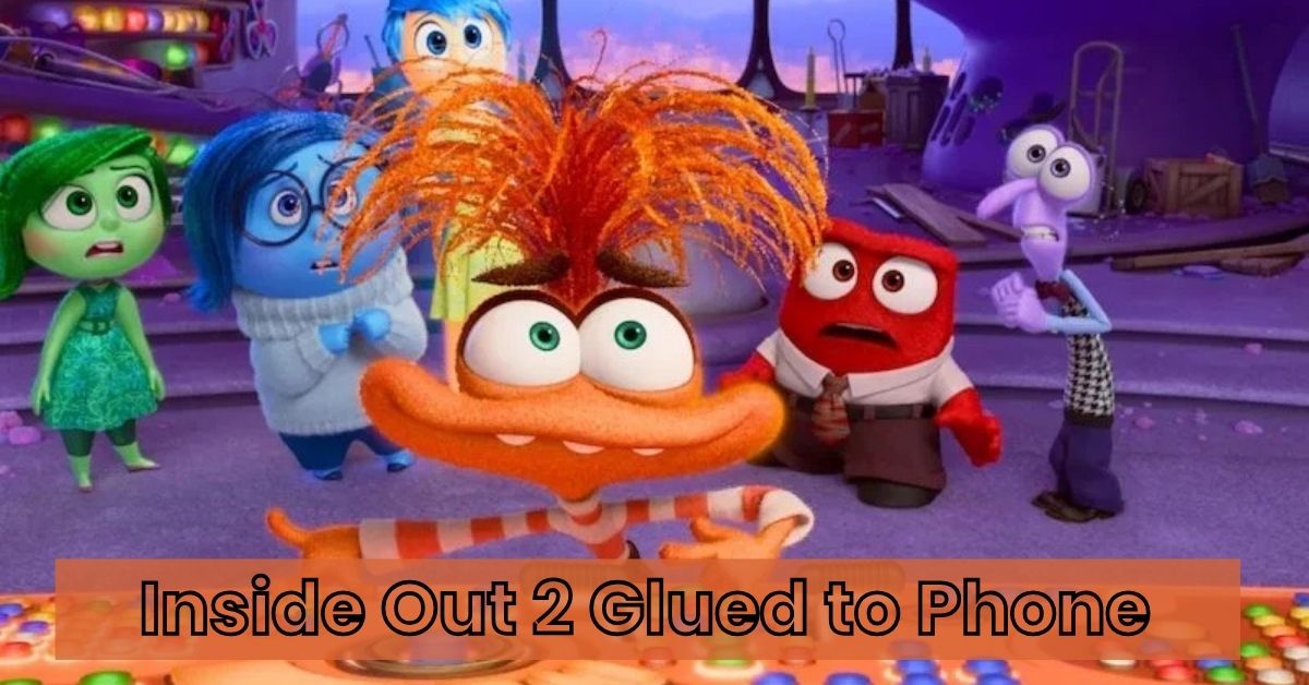 Inside Out 2 Glued to Phone