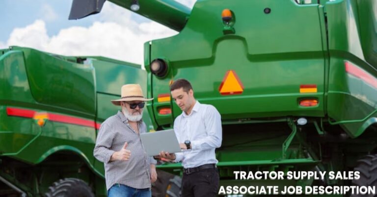 Tractor supply sales associate job description