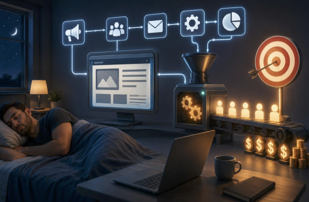 How to Build a Marketing System That Works While You Sleep