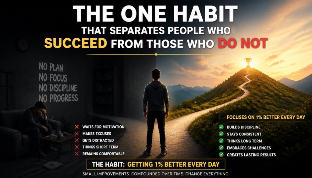 The One Habit That Separates People Who Succeed From Those Who Do Not