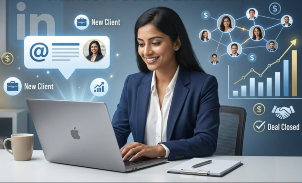 How to Use LinkedIn to Get Clients Without Posting Every Single Day
