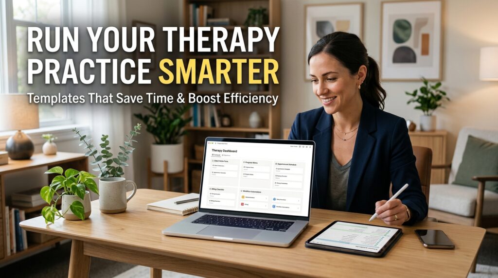 How Solo Therapists Are Using Templates to Run Their Practice Efficiently