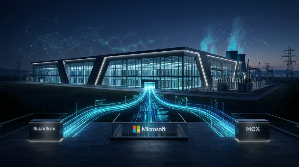 Why BlackRock, Microsoft, and MGX Are Partnering on Massive AI Infrastructure